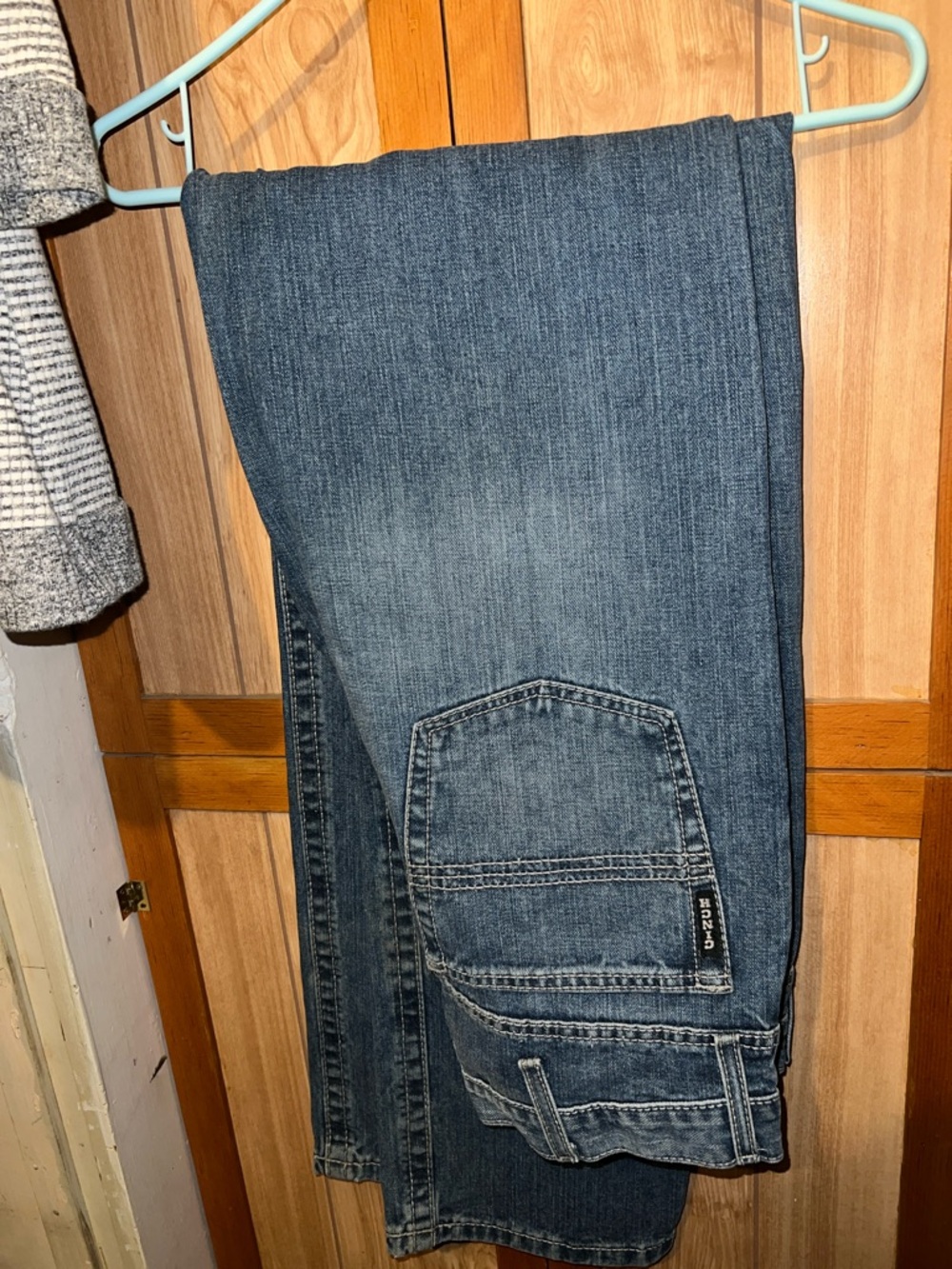 Cinch Men's Dark Blue Relaxed Carpenter Jeans